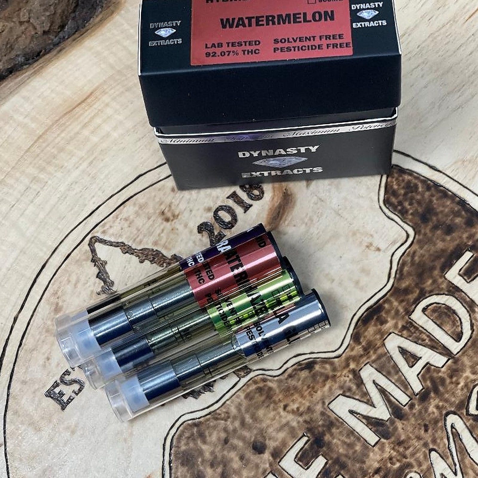 Distillate Carts by Dynasty Extracts at Maine Made Greens Leafly